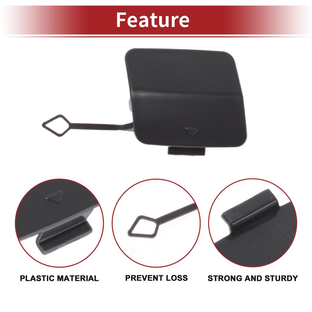 UXCELL Front Car Tow Hook Cover Cap for BMW F20 116i 118i 120i 125i No.51117292947