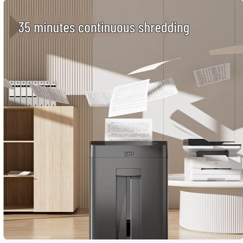 Deli GA888 P-5 Micro-Cut Commercial Paper Shredder CN plug (adapter included)