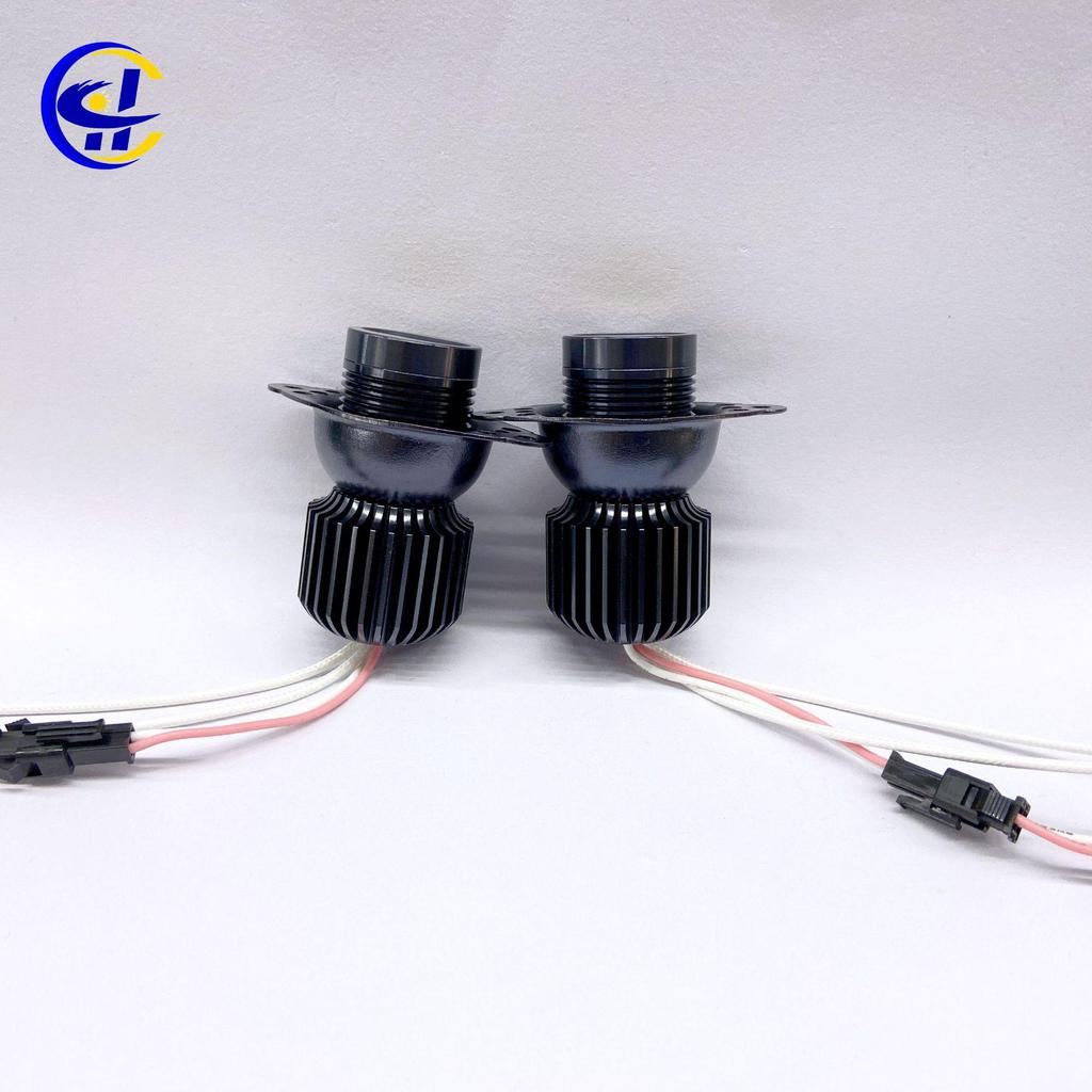 Светодиодная дневная ходовая фара 40 Вт с ангельскими глазками для BMW 3 серии E90 LCI