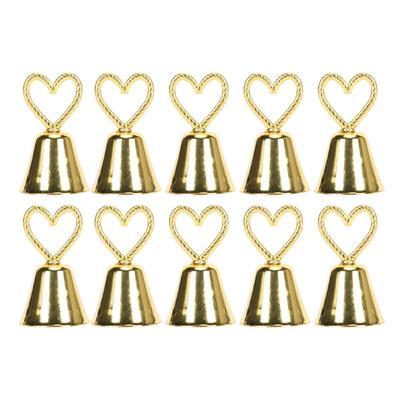 10 шт. держателей для номеров столов в европейском стиле, инновационные держатели для карточек мест в форме колокола для мероприятий