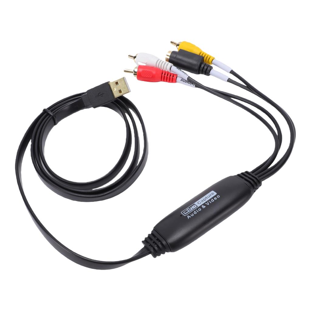 Конвертер VHS в Цифровой CVBS+S-Video в USB Карту Захвата Видео для Плеер Кассет Видеокамеры ПК ТВ DVD Поддержка Windows