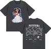 Summer Hit Singer TINI Futtturas Album Pop Music Gothic 2026 Spring summer Print Pure Cotton Fashion Casual Tshirt y2k ins