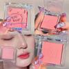 Monochrome Blush Palette Cheek Tint Blusher Powder Natural Face Makeup Matte Peach Rouge Contour Shadow Palette