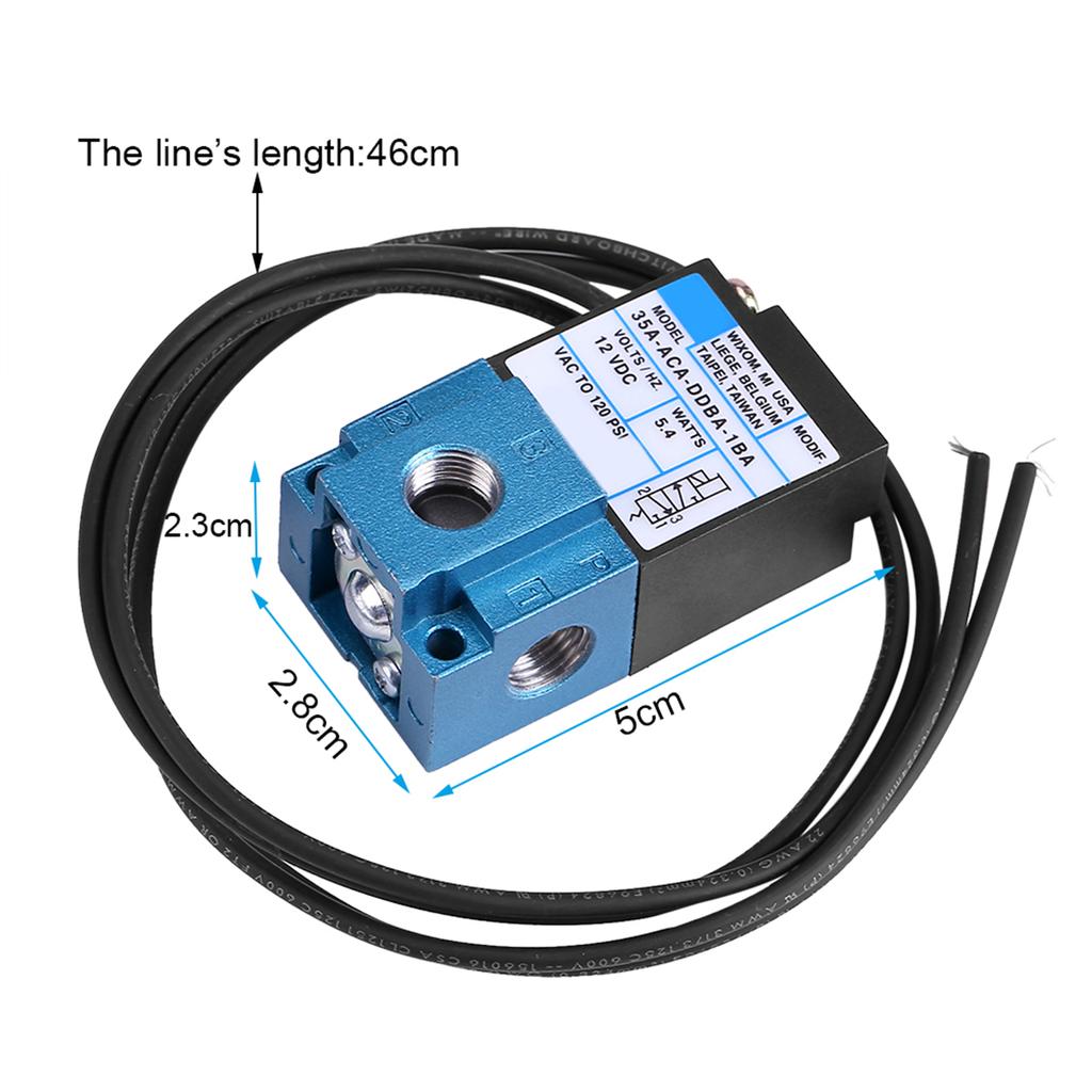 35AACADDAA1BA/DDBA/DDFA DC12V Электронный клапан управления наддувом для маркировочной машины