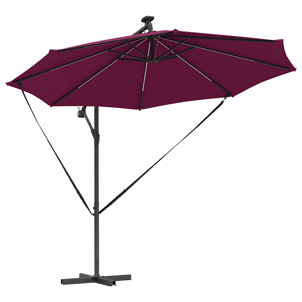 Sun Umbrella Burgundy Red 294 x 294 x 248 cm