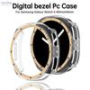 Bezel Ring+Cover for Samsung Galaxy Watch 8 Case 44mm 40m Protector Hard PC Bumper Scale Shell Galaxy Watch 8 Protective Cases