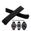 Силиконовый ремешок для часов 20 мм 21 мм Для Tissot 1853 Tengzhi T-Touch original T013 Резиновый ремешок для часов T047T081T33 браслет