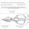 Stainless Steel Poultry Shears Ultra Sharp Chicken Bone Scissors Boning Scissors  For Camping
