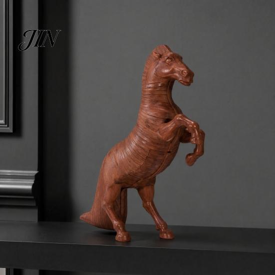 Контейнер для попкорна «Троянский конь», 3D-печатные стоячие фигурки-контейнеры, Современная фигурка для стола, Двойное использование: коробка для закусок и декора, Скульптура-ведерко для