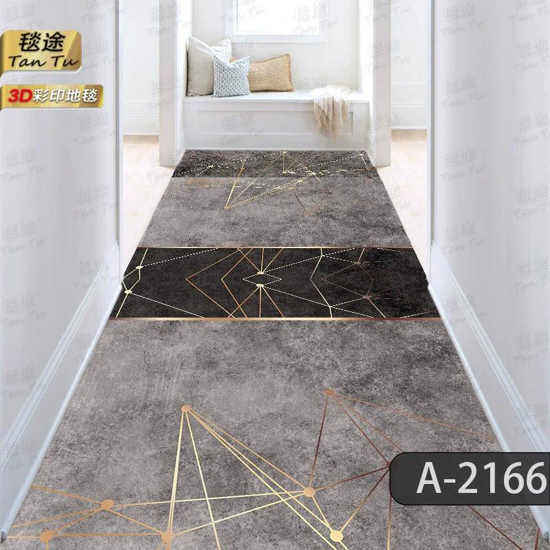 Luxury Corridor Runner Carpet Long Strip Rug for Hallway Living Room Home Aisle Floor Mat Entryway Decor