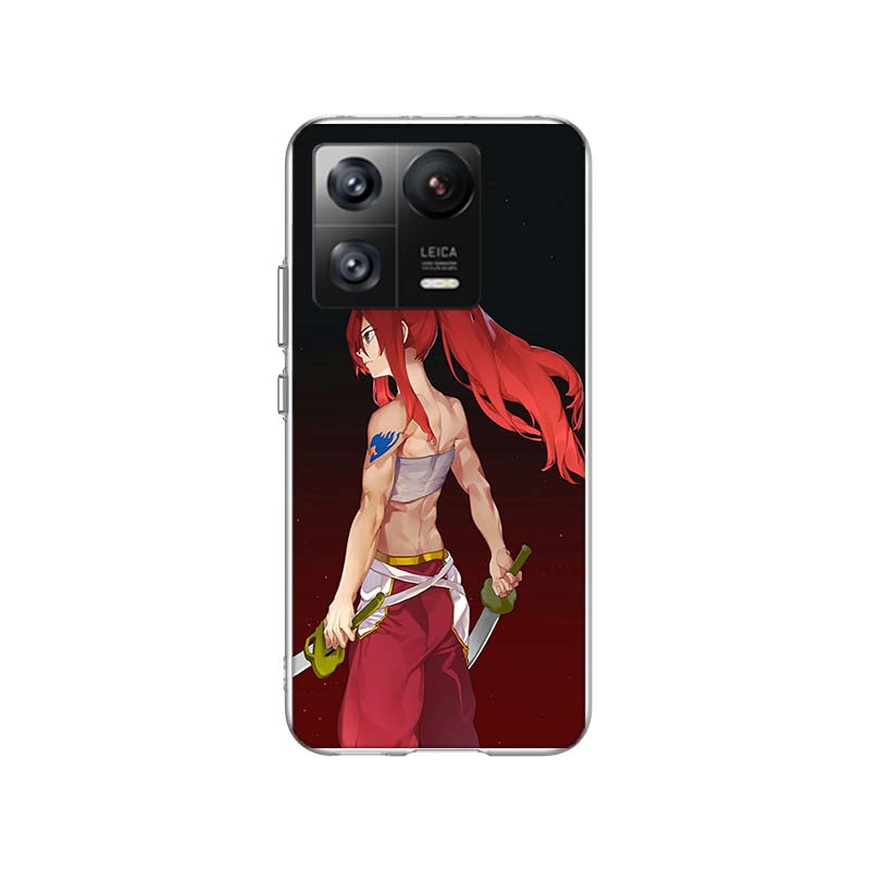 Чехол для телефона Fairy Tail Erza для Xiaomi Poco F7 Ultra X7 X6 M8 M7 M6 M4 M3 Pro X4 Mi 15 15T 14 14T 12T 12S 10T Pro 12 11 Lite Cove