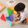 Cushion Creative Tangram Children Game Splicing Plush Toy For Learning Early