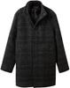 Coat Tom Tailor 2 In 1 Mantel (1037349) Dark Gray Wool Plaid