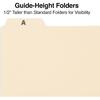 Staples A-Z Index File Guide, Letter, Manila, 25/Set