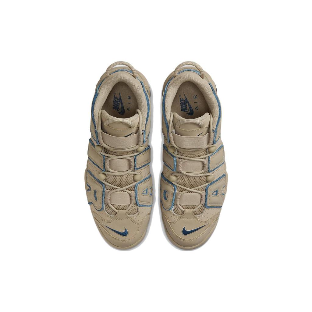 Nike Кроссовки унисекс Air More Uptempo Limestone Светло-коричневые валерианово-синие DV6993-200