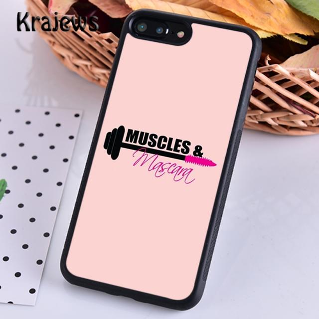 Чехол для телефона Krajews для фитнеса, бодибилдинга и тренажерного зала для iPhone 14 5 6s 7 8 plus X XR XS 11 12 13 pro max Samsung S21 S22ultra Plus