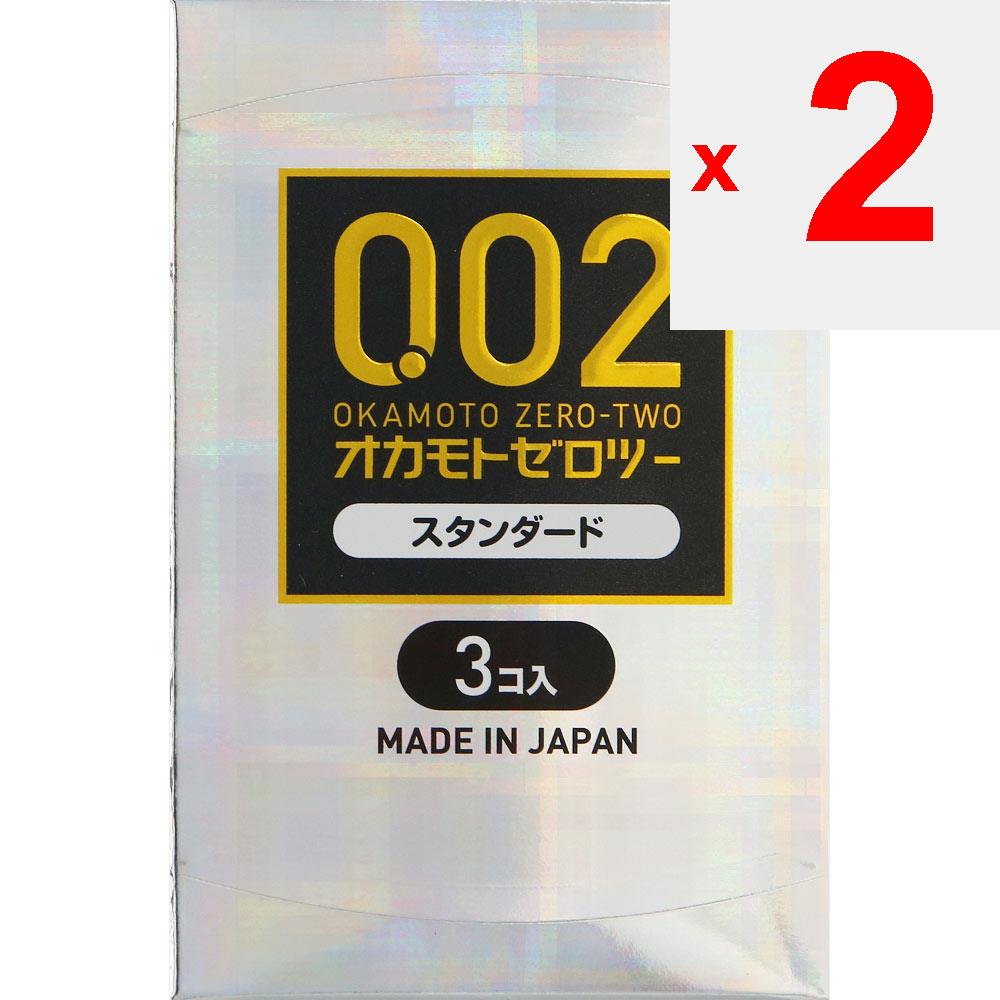 okamoto Okamoto Zero Two Zero Two Clear 3 шт. Портативный стандартный тип Приятный на ощупь! портативный