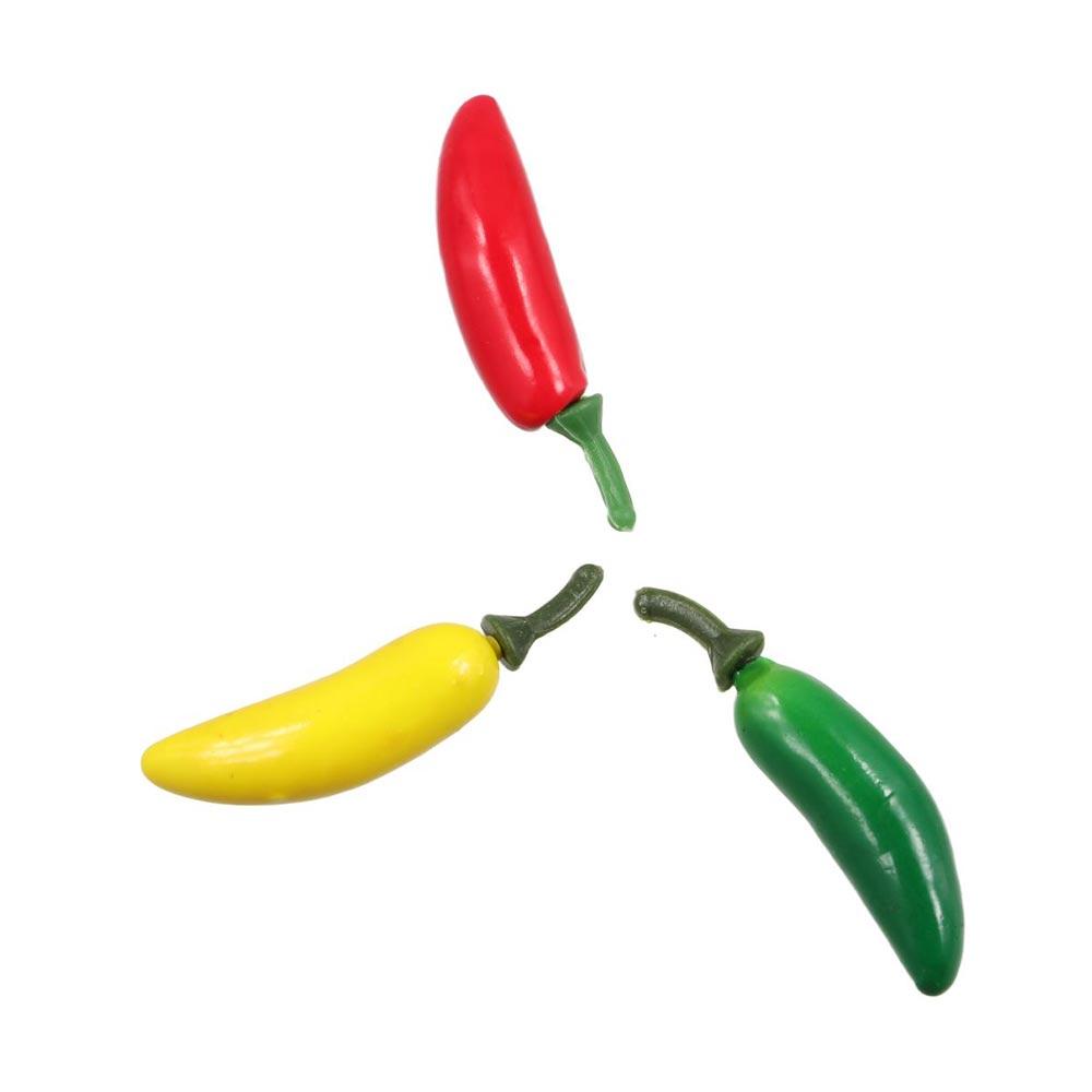 Мини-растения для вечеринки, пластиковые поддельные овощи, имитация перца чили, украшение из искусственного перца