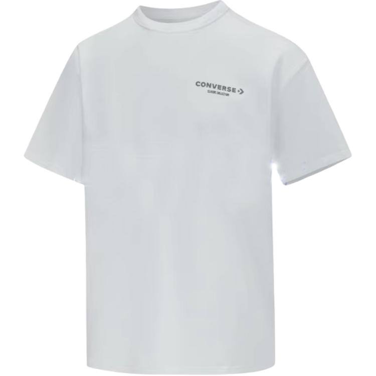 Новые мужские белые футболки Converse 10027715-A02