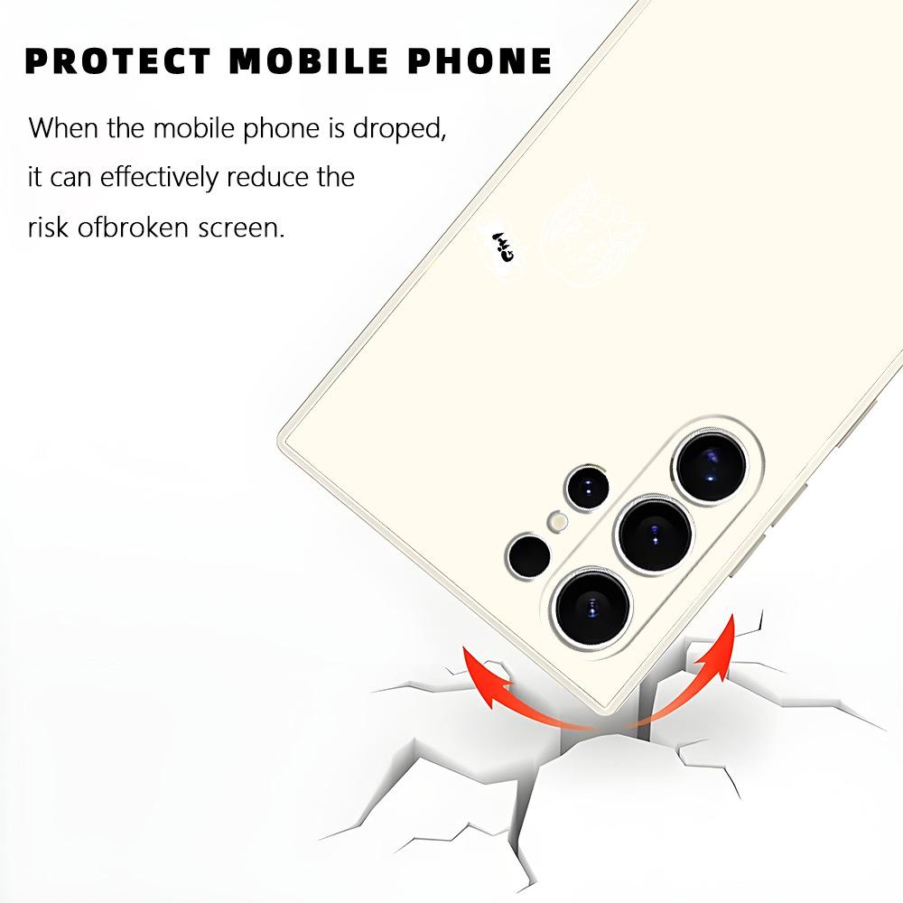 Простой парный чехол для мобильного телефона Подходит для Samsung S23Ultra чехол для мобильного телефона A55 противоударный защитный чехол S20 мягкий чехол s24 +