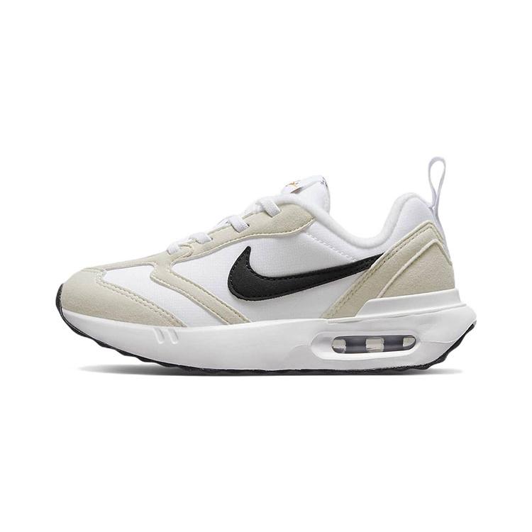 Nike Кроссовки Air Max Dawn с амортизацией, износостойкие, низкие, спортивно-повседневные, Белые Черные, для детей 3-7 лет DC9318-102