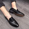 Wedding Shoes For Men Slip On Loafers Trend Tassels Leather Shoes Male Men’s Dress Shoes Business Shoes Men British Style Formal Leather