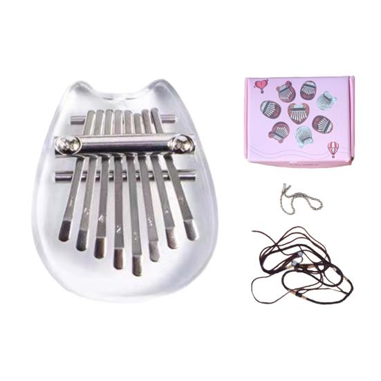 Finger Thumb Piano 8 Key Mini Thumb Piano Musical Instrument Portable Kalimba Thumb Piano for Kids Adults Beginners