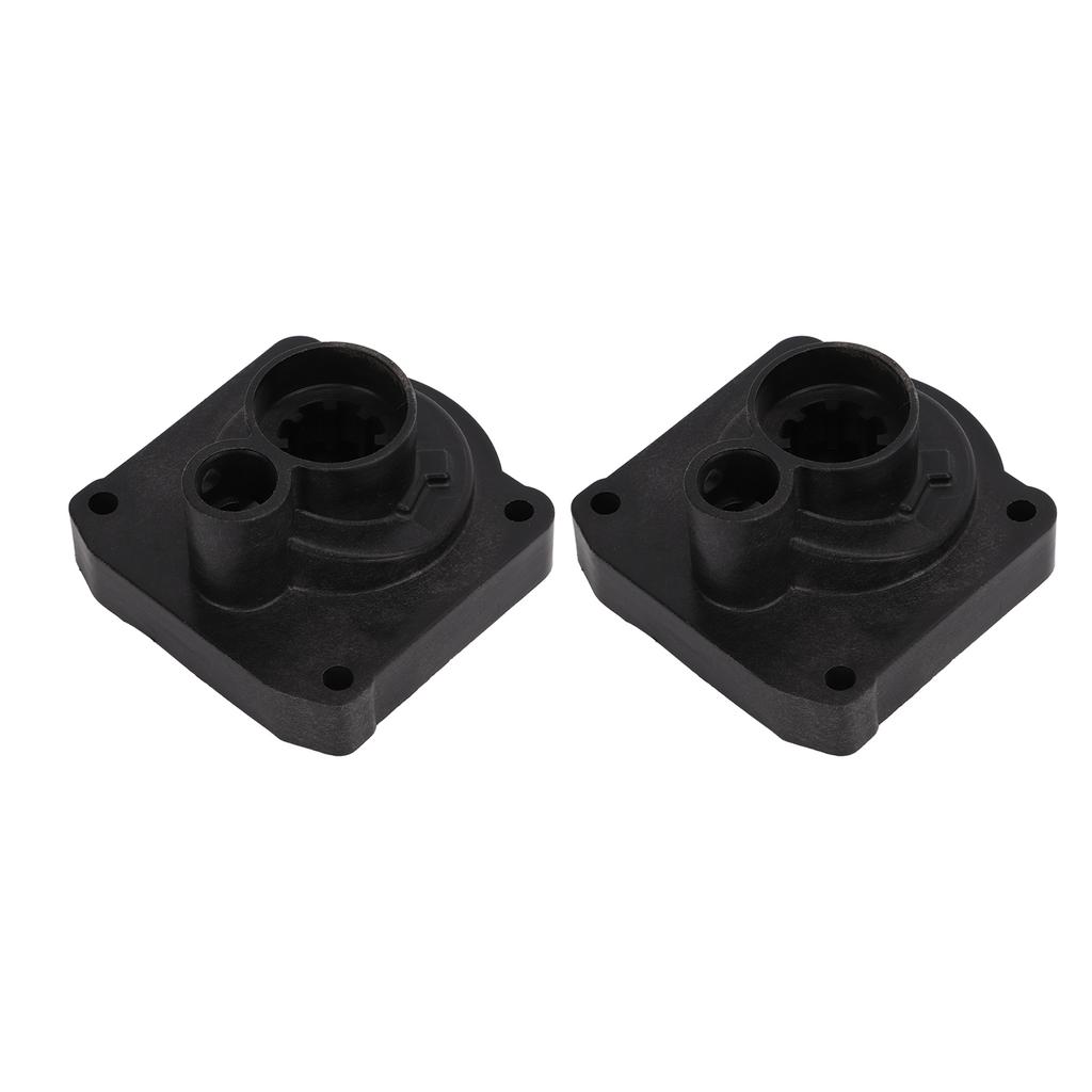 2Pcs Outboard Water Pump Housing Install Easily Lightweight Portable Anti Rust Impeller Housing for 15 Horsepower Boat