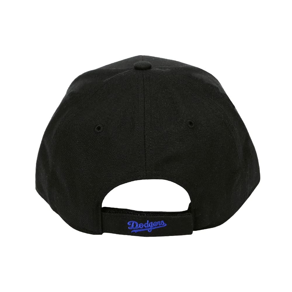 47 Бейсболка MVP Бренд MLB Лос-Анджелес Доджерс Логотип LA Уличный Унисекс Стильная Бейсболка Липучка Черный Королевский Синий Логотип 1 шт. Мужская Женская