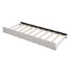90x200cm Folding Bed Cotton Linen Fabric Day Bed with Pull-out Bed Headboard Strong Wood Slat Support Bed Home Furniture,