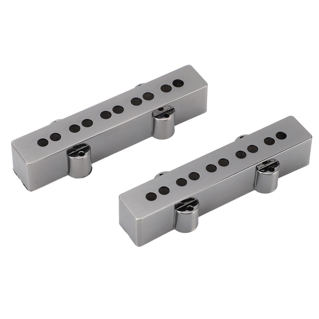 1 пара чехлов для звукоснимателей бас-гитары, 5-струнная электрическая бас-гитара, сменные аксессуары, пластик с хромовым покрытием