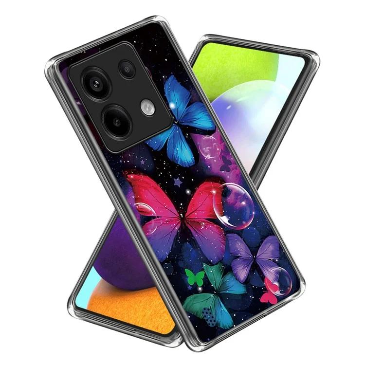 Для Xiaomi Redmi Note 13 Pro 5G / Poco X6 5G чехол Slim-Fit Pattern Printing TPU задняя крышка телефона