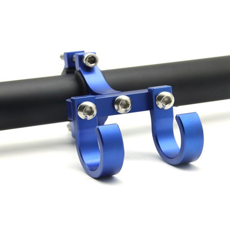 Крючки для электросамокатов Простая полка для велосипеда Вешалка для хранения труб Пряжка Крючки Крючки Портативная двойная металлическая стойка для шлема для электровелосипедов