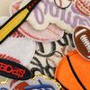 Спортивная серия вышитых тканевых нашивок: Аксессуары для футбольной и баскетбольной одежды