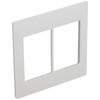 Panasonic Switch Plate for 2 Series Matte White WTA7102WK