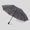 Automatic Long Handle Umbrella Leopard Print Fashion Rain Sun Women 8-Rib Fiberglass Frame