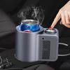 Smart 2In1 Heating Cooling Cup Mug 12V Car Cup Holder Mini Display Screen Beverage Mug Drink Can Car Home Drink Cooling Mug