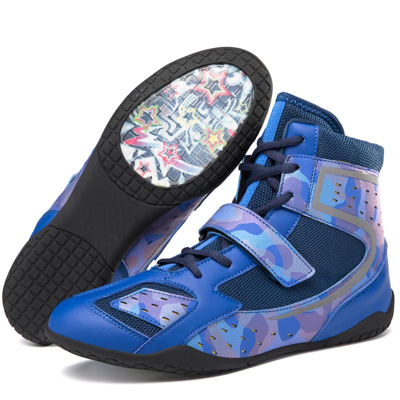 Мужские боксерские кроссовки, профессиональные унисекс, дышащие, высокие, до щиколотки, спортивные, брендовые, классические, женские, тренировочные, боксерские ботинки