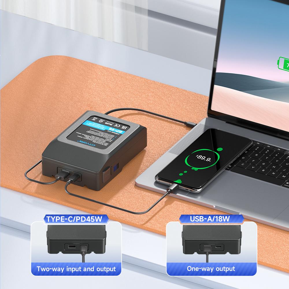Аккумулятор с креплением V BP-95 для Sony V-Lock BP, аккумуляторы для видеокамеры, светодиодный светильник для трансляции видео, Blackmagic URSA Mini Pro