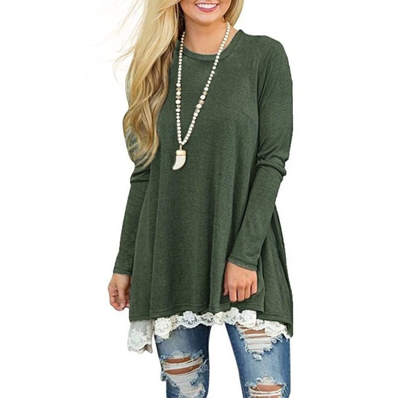 Premium Quality Damen Frhling Minikleid Casual Pullover Dress For Effortless Style