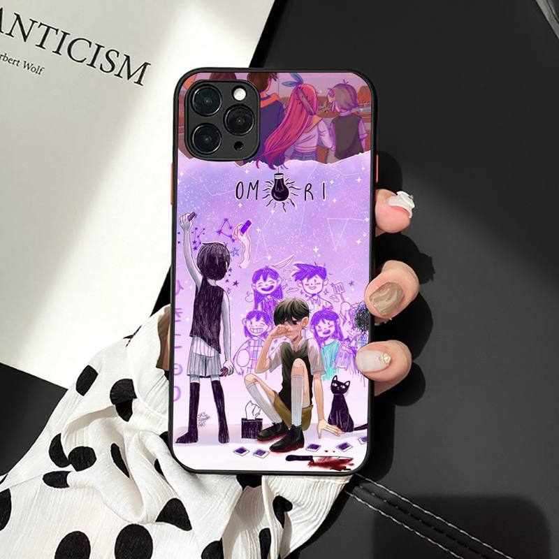 Чехол Omori Game Phone для iPhone 11 12 13 mini pro XS MAX 8 7 6 6S Plus X 5S SE 2020 XR