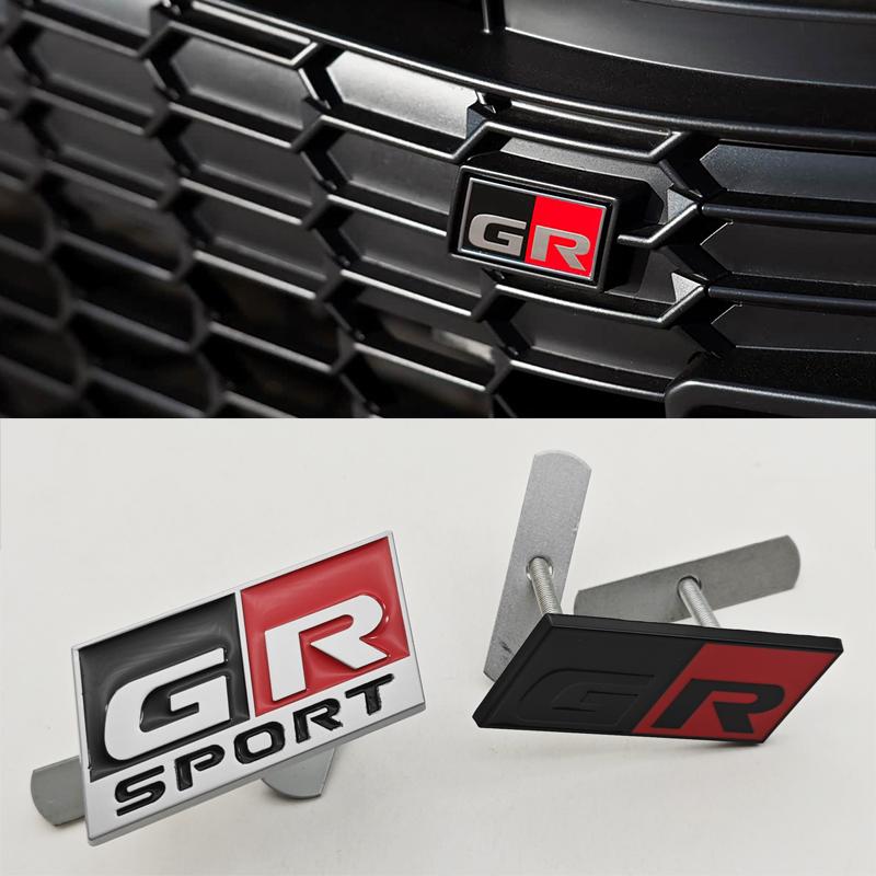 3D Металлическая Наклейка на Автомобиль Логотип GR SPORT Значок на Крыло Боковой Значок на Задний Багажник Эмблема на Переднюю Решетку Для Toyota Alphard Avensis Prius Crown Yaris