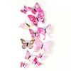 12 Pcs 3D Wall Stickers Butterfly Fridge Magnet Wedding Party DIY Room Decor