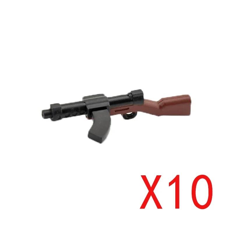 5 СМ Вторая мировая война Военные строительные блоки Американские Немецкие Советские Фигурки солдат Оружие Аксессуары Пистолеты Пистолет Снайперский ремень Мини-кирпичики MOC