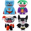 Официальные оригинальные плюшевые куклы Fuggler x DC Series с совместным брендингом Бэтмен и Супермен, смешные и милые