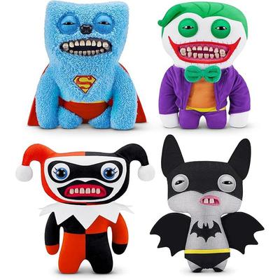 Официальные оригинальные плюшевые куклы Fuggler x DC Series с совместным брендингом Бэтмен и Супермен, смешные и милые