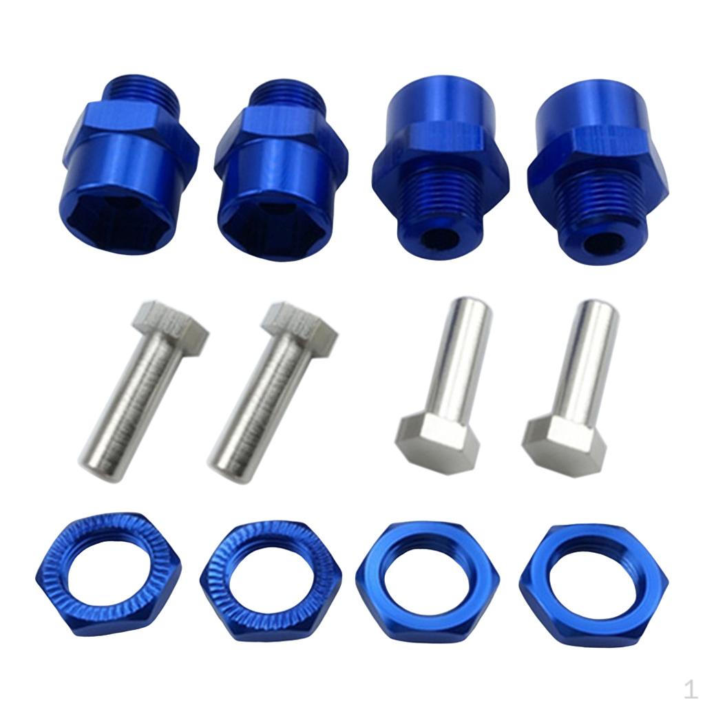12 Pcs 17mm Metal Hex Wheel Adapter for 1:10 HSP RC Car Parts