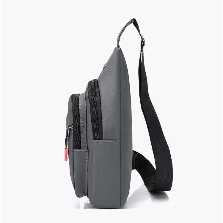 New Multifunctional Chest Bag Men's Fashion Trend Oxford Cloth Shoulder Bag Korean Style Casual Waterproof Messenger Bag