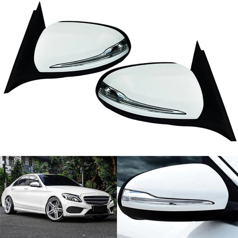 NEW-Side Power Folding Rearview Mirror Assy W/Blind Spot Heated For Mercedes Benz W205 C180 C200 C260 2014-2025