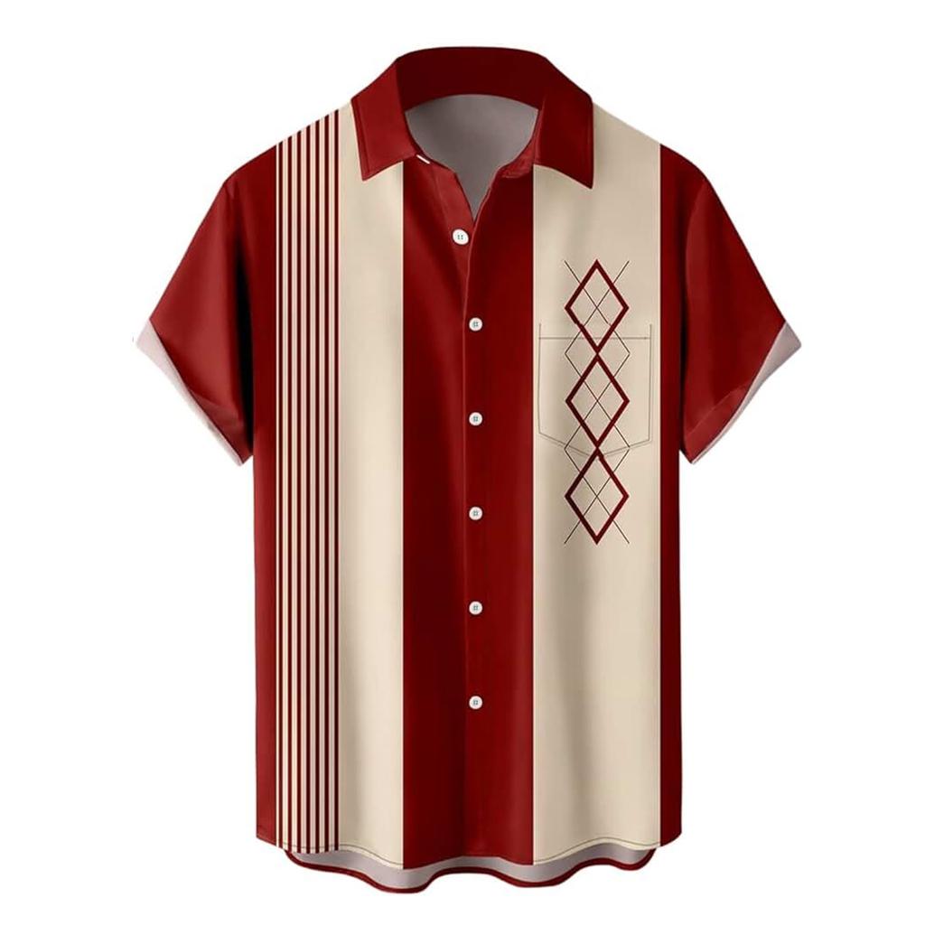 Мужские гавайские рубашки с короткими рукавами и пуговицами с принтом. Мужские повседневные модные рубашки с короткими рукавами.